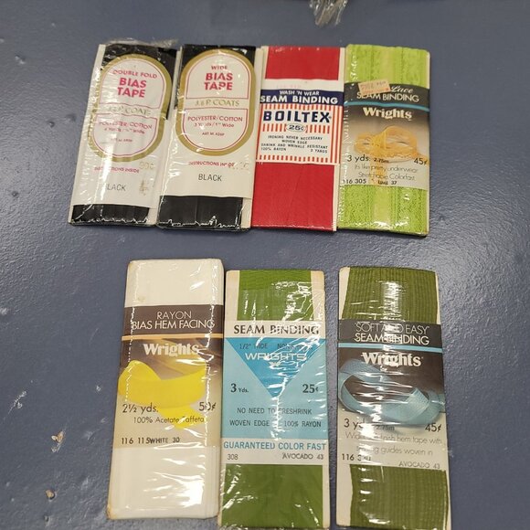 Vintage Buckle Kits & Seam Binding Lot Of 18 Pcs - Picture 7 of 9